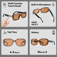VOGUEEX UF-17 Blue Light AI Audio Glasses