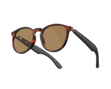 GL-SG9 matte leopard smart audio sunglasses